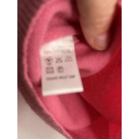 Cash Ca England Cashmere Sweater Large Bright Pink Long Sleeves - Picture 6 of 9